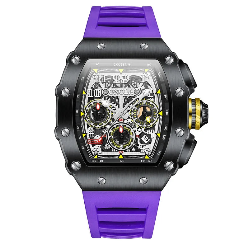 Montre à quartz originale pour homme, marque célèbre, en acier inoxydable, avec tonneau, étanche, haute qualité, offre spéciale